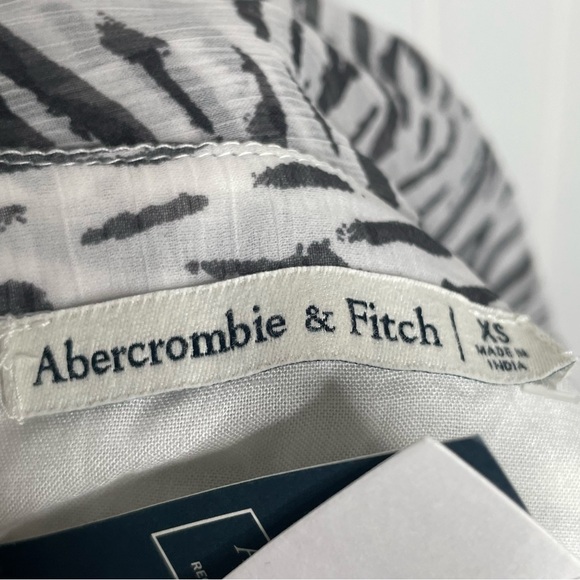 Abercrombie & Fitch Zebra Fit Button Up Mini Dress - Picture 7 of 7